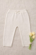 Pantalon Léandre Tricot Écru - Bébé