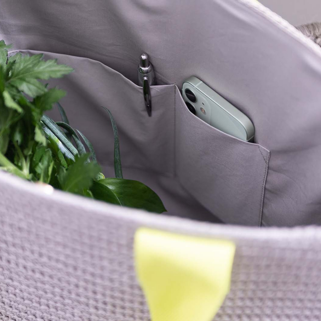 Sac Panier - Gris Clair