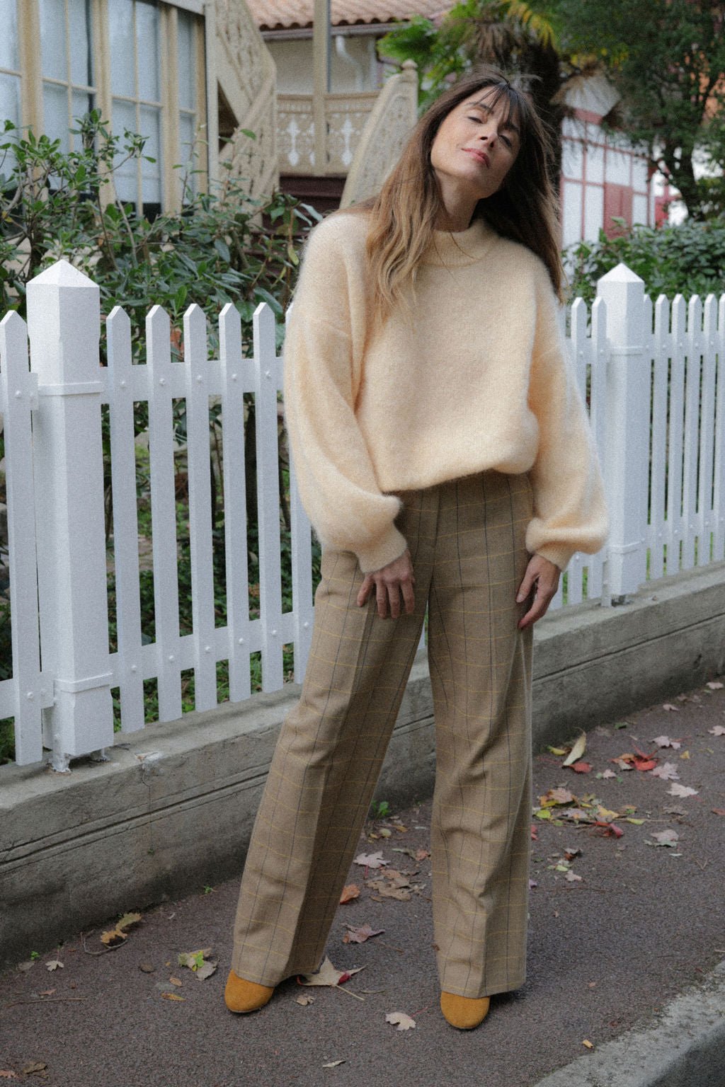 Plume Paris - Pantalón Arielle Chevron - Multicolor