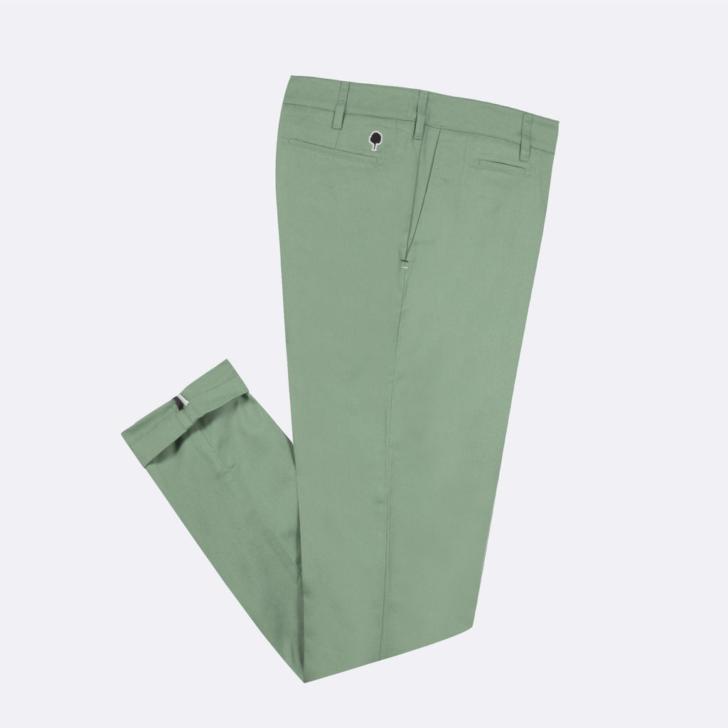 Brix Light Green Chino - Men