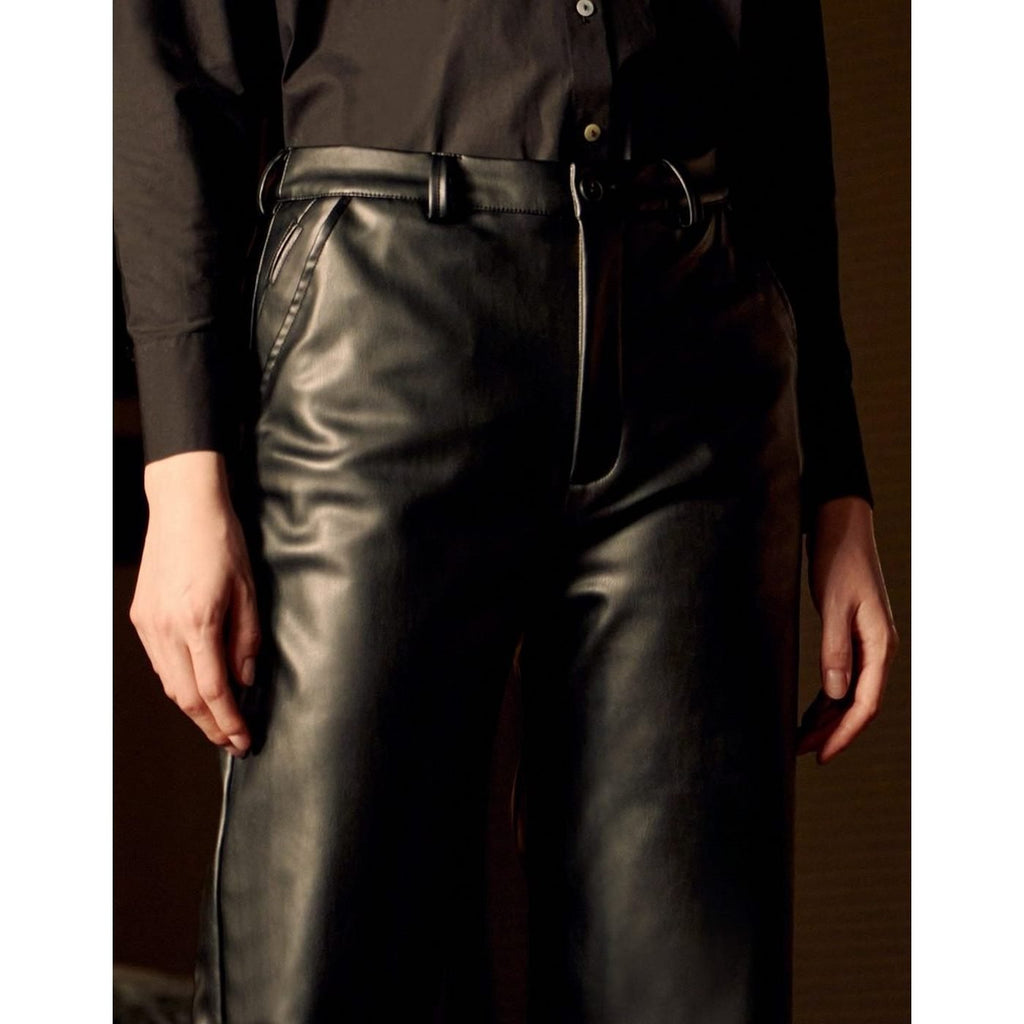 Pantalon Chino Highwaist Sandy Hig Rock - Black - Femme