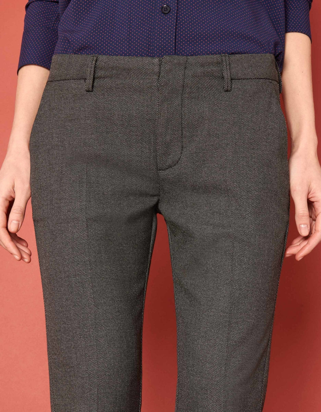 Cigarette Lizzy Fancy Trousers - Fleck - Women's