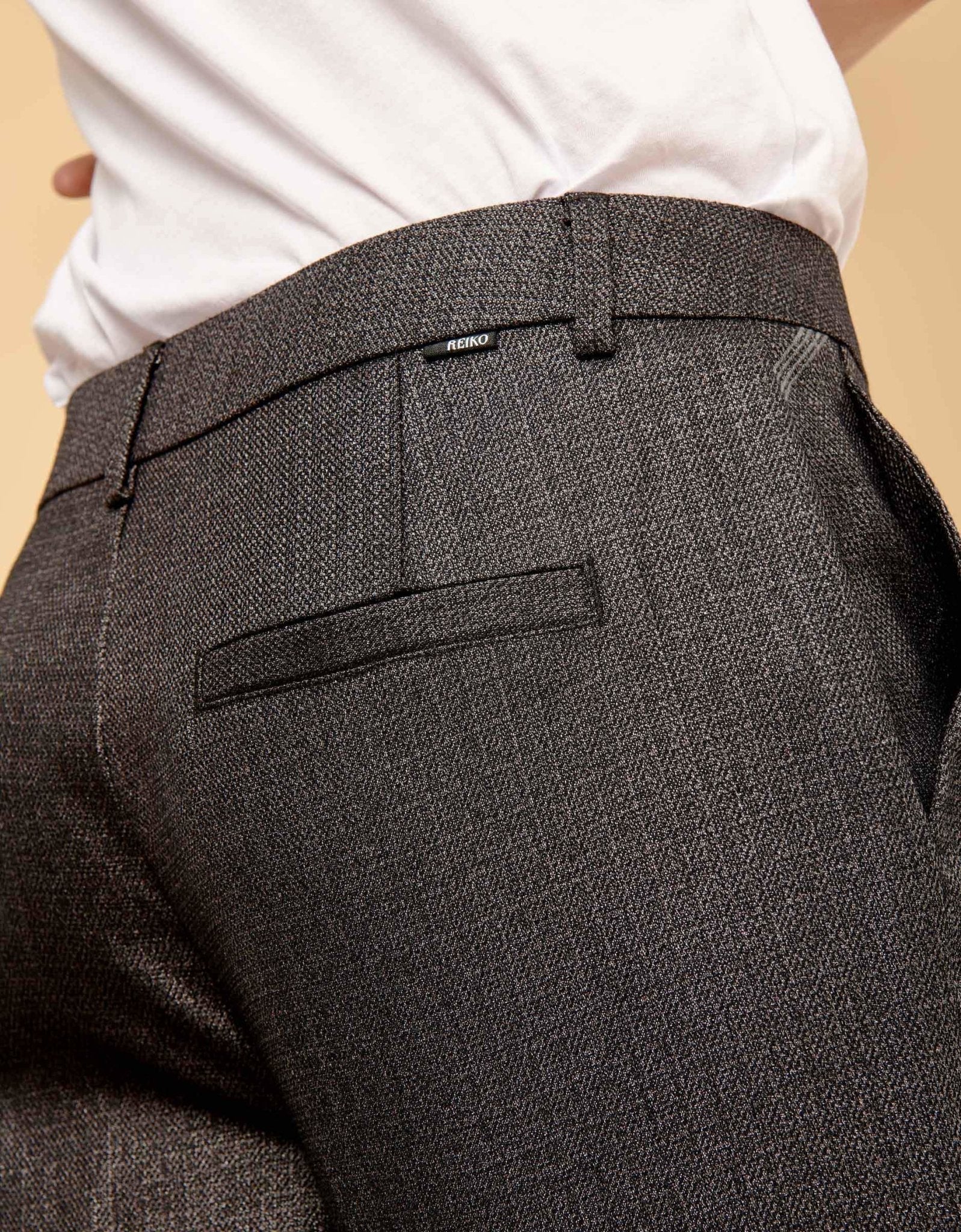 Pantalones pitillo Lizzy Fancy - Negro metalizado