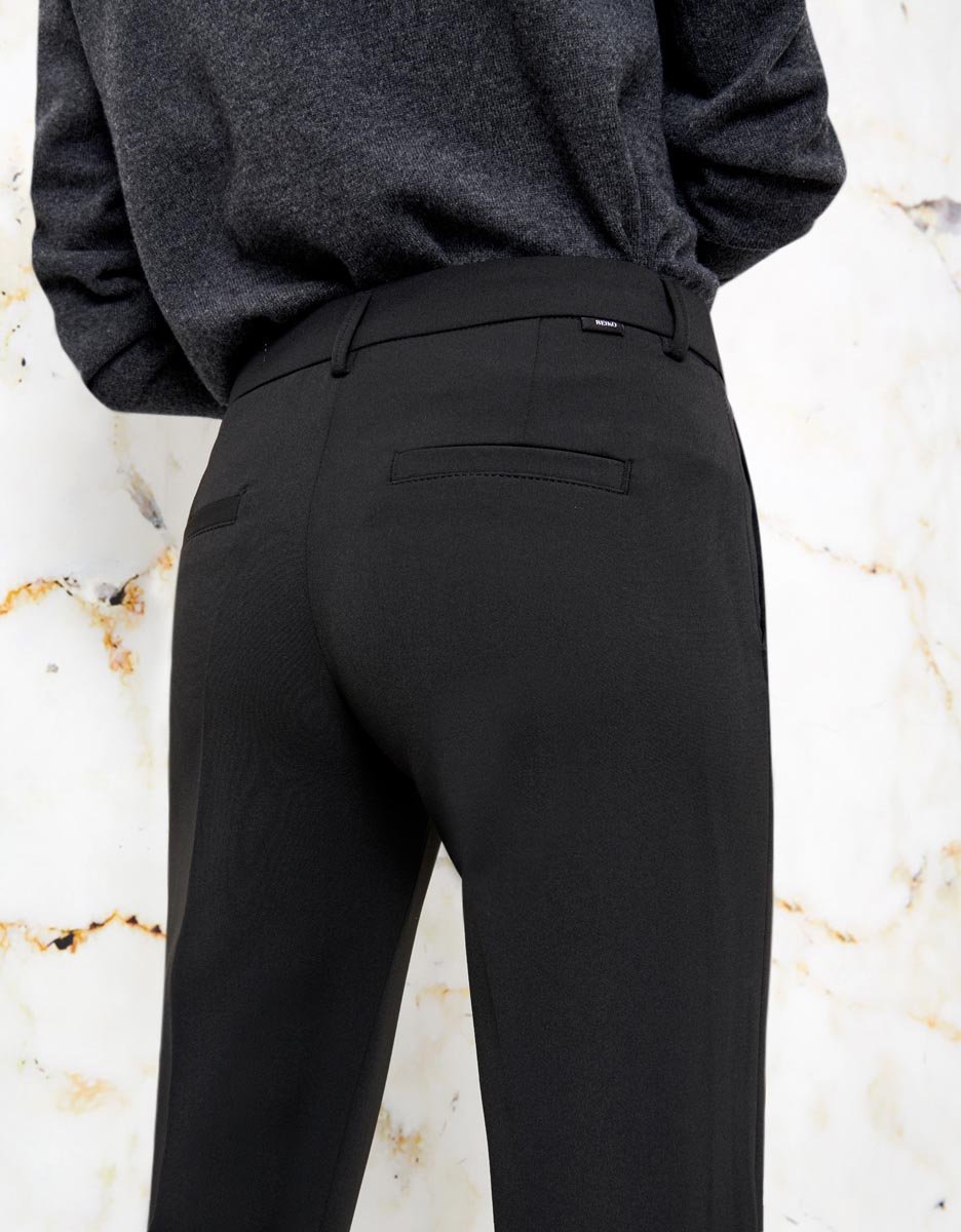 Pantalon Cigarette Louison Color - Black