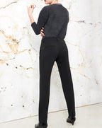 Pantalon Cigarette Louison Color - Black