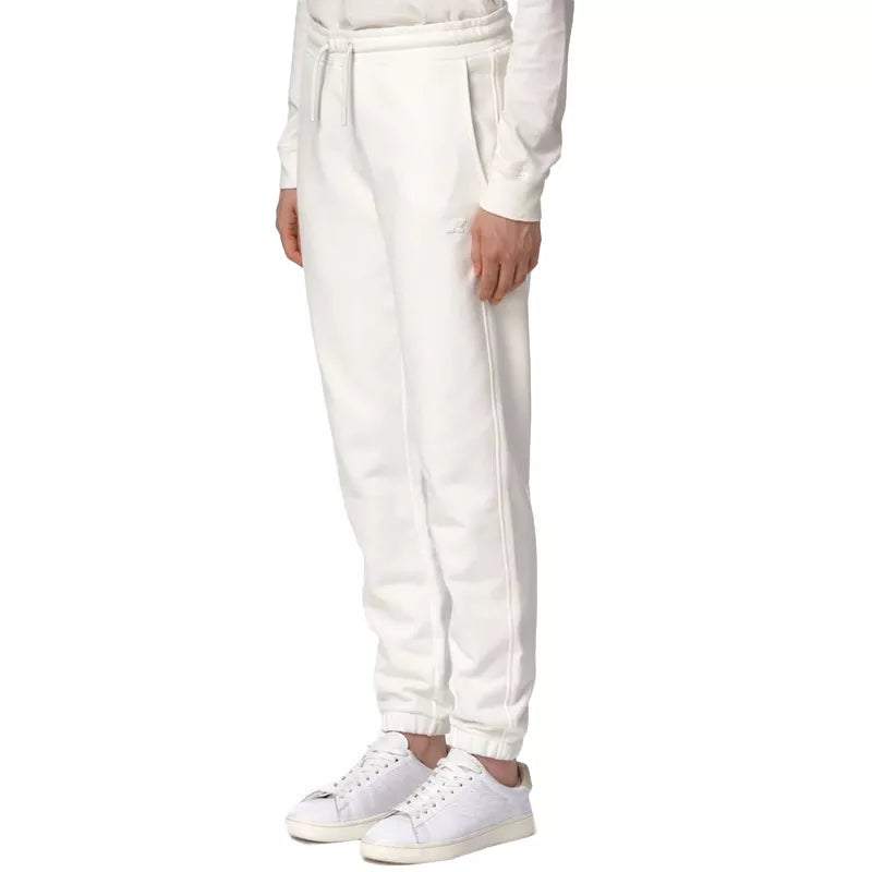 K-Way Ginevrette Fleece Peach-träningsbyxor – vita