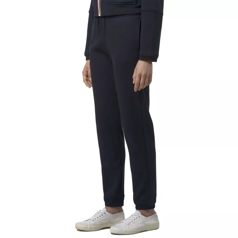 Pantalones deportivos K-Way Philbert Brushed Pc - Azul marino