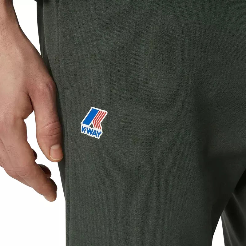Sweatpants Jogginghose K-Way Le Vrai Bishop – Grün