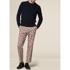 Fursac - Pantalon - Ecru - Motif Cachemire