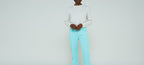 Pantalon Elias Monzo - Bleu Glacier