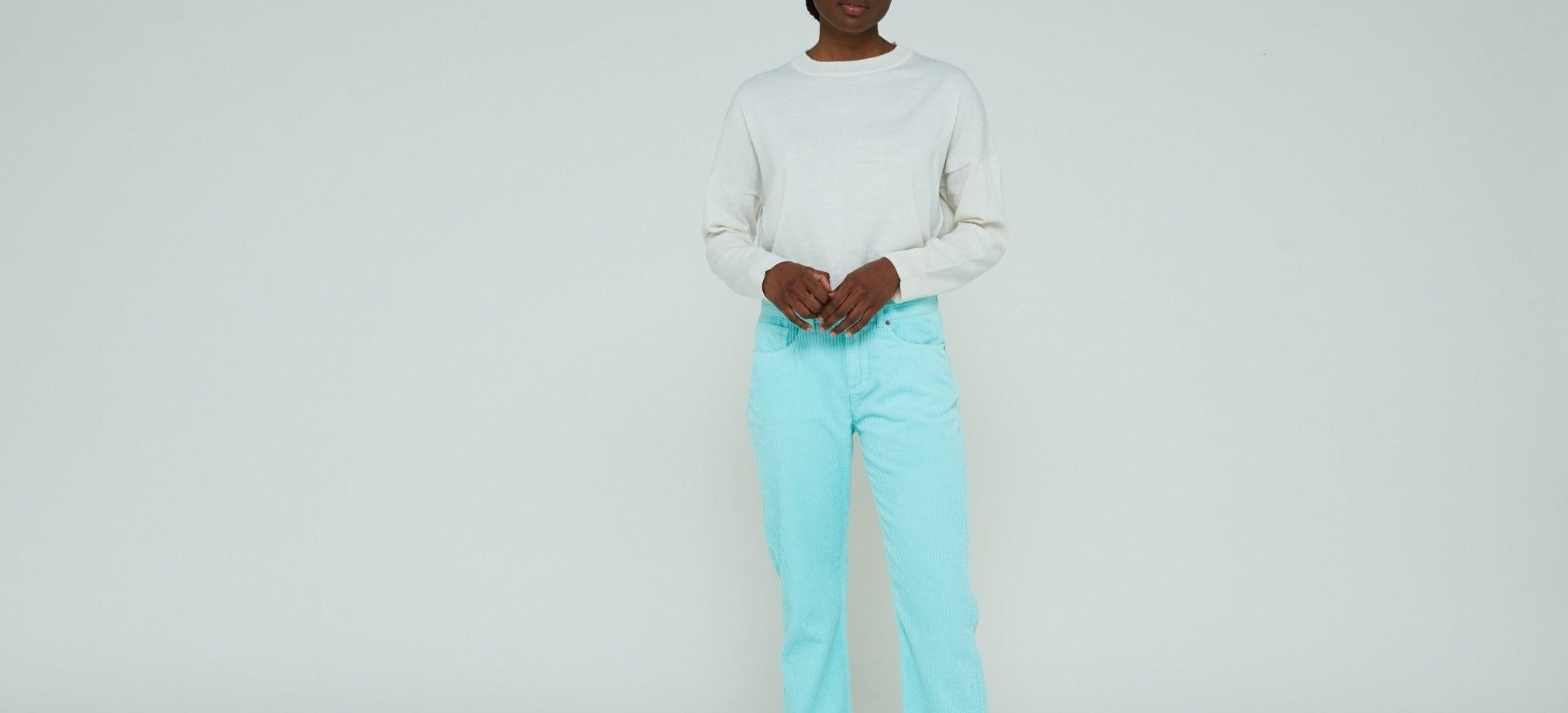 Pantalon Elias Monzo - Bleu Glacier