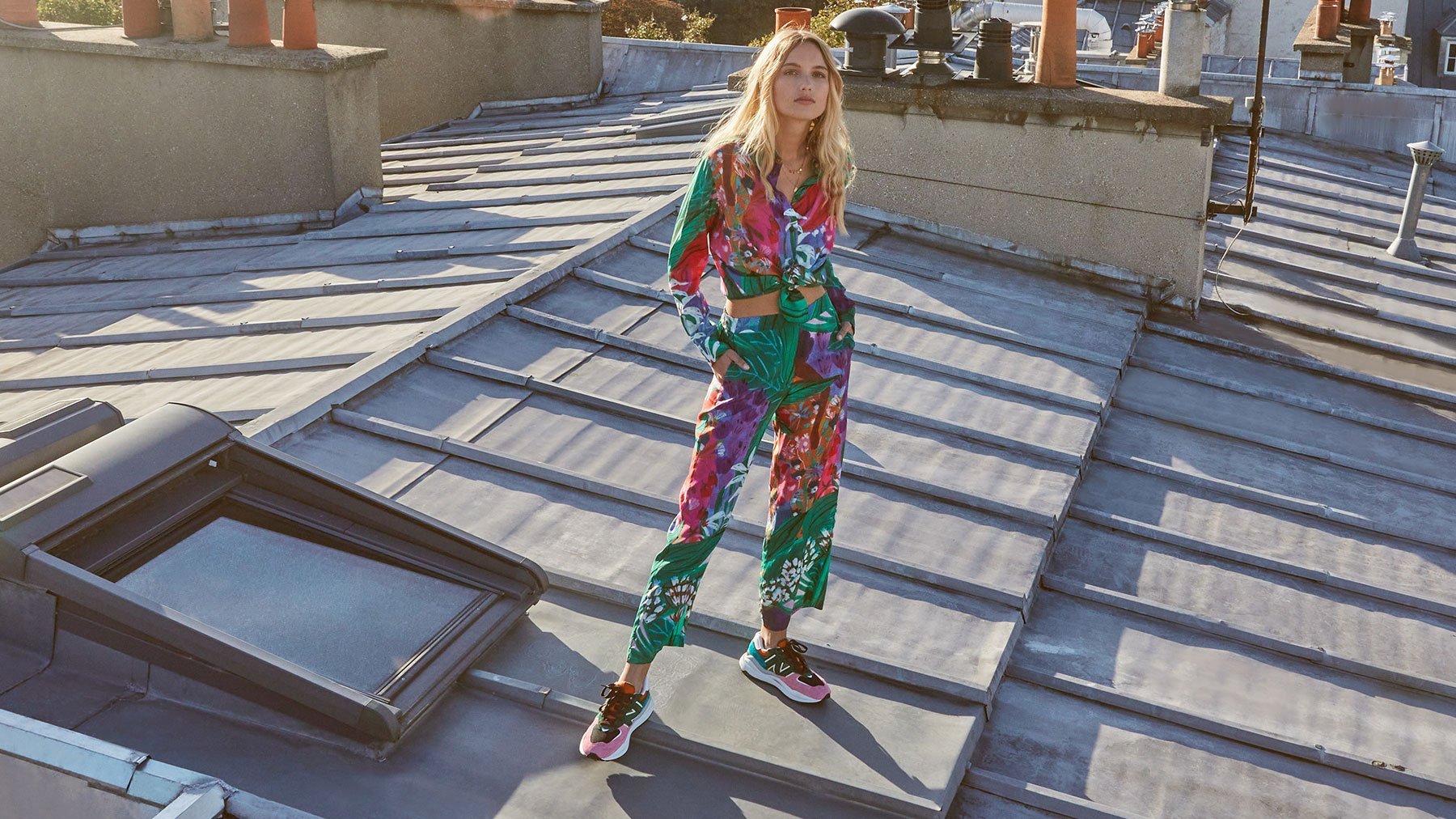 Pantalon fluide Soi x Roeqiya