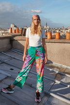 Pantalon fluide Soi x Roeqiya