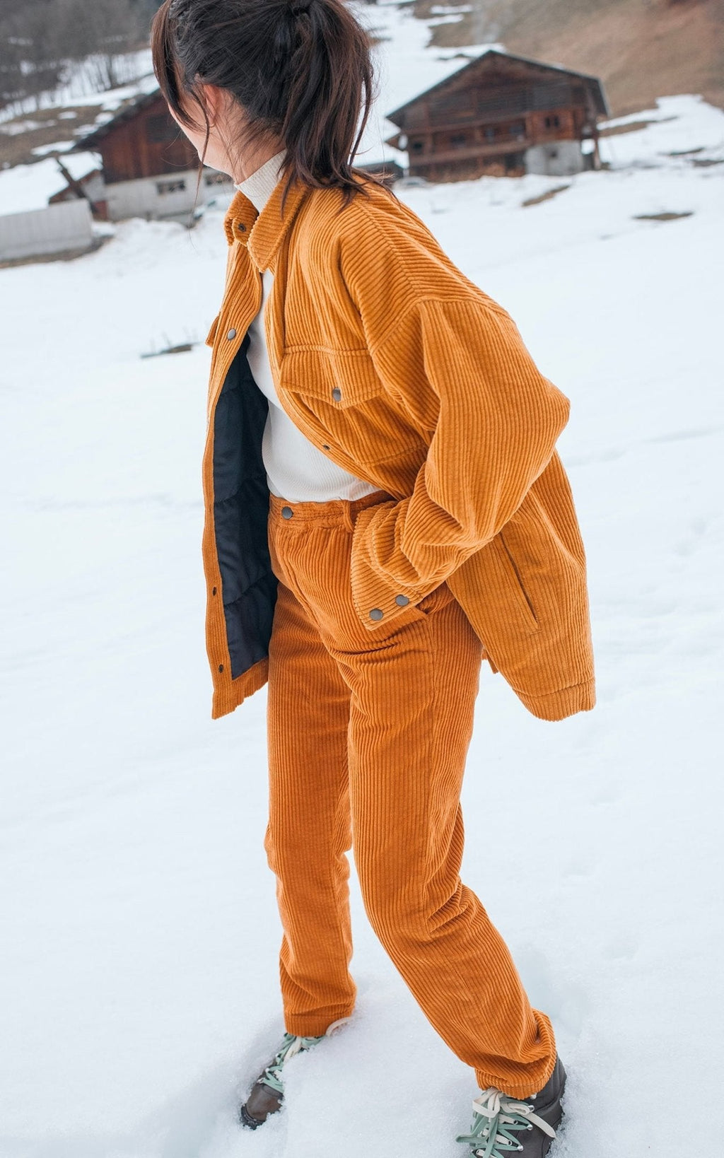 Pantalón Garance Monzo - Mostaza