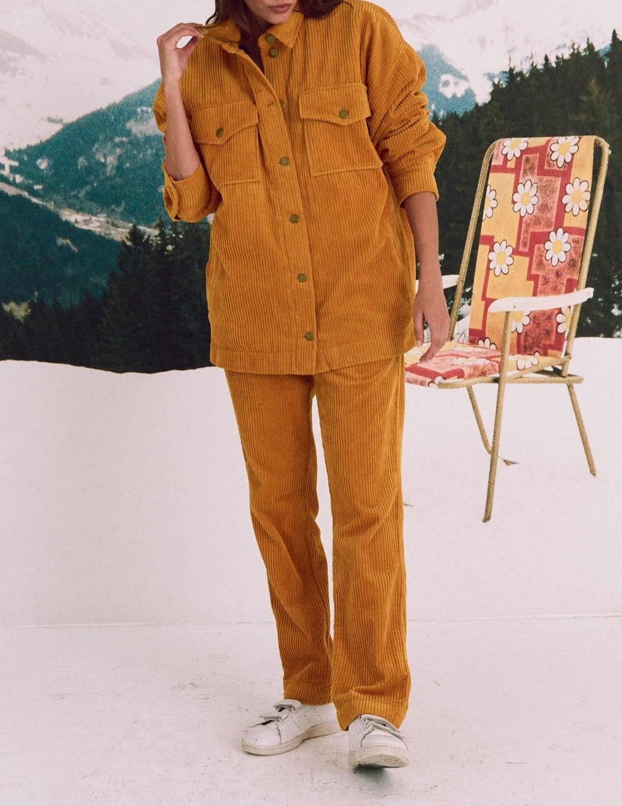 Pantalón Garance Monzo - Mostaza