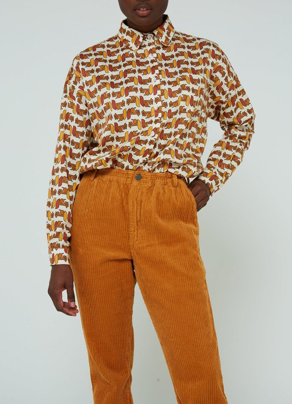 Pantalón Garance Monzo - Mostaza