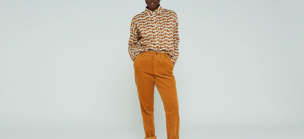 Pantalón Garance Monzo - Mostaza