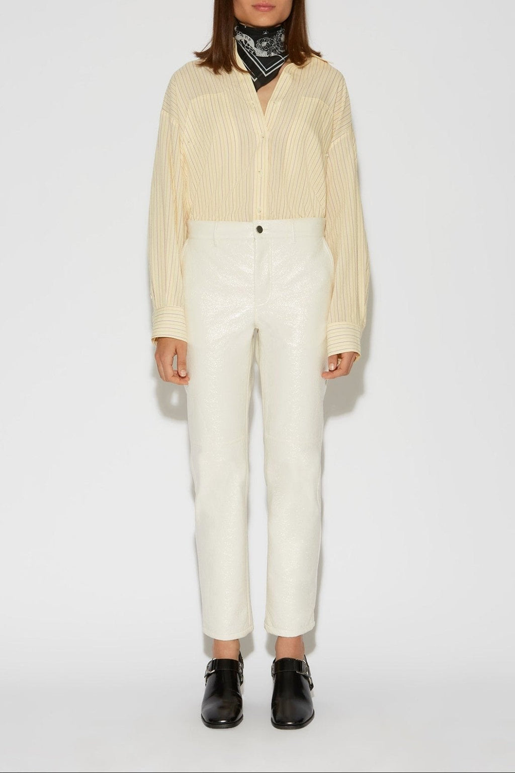 IGGY VINYL TROUSERS - ROSEANNA
