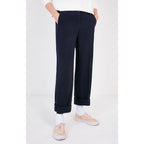 Imatown Low-Rise Trousers - Navy - Women