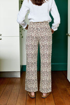 Pantalon Suzon - Léopard Naturel Femme