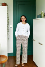 Pantalon Suzon - Léopard Naturel Femme