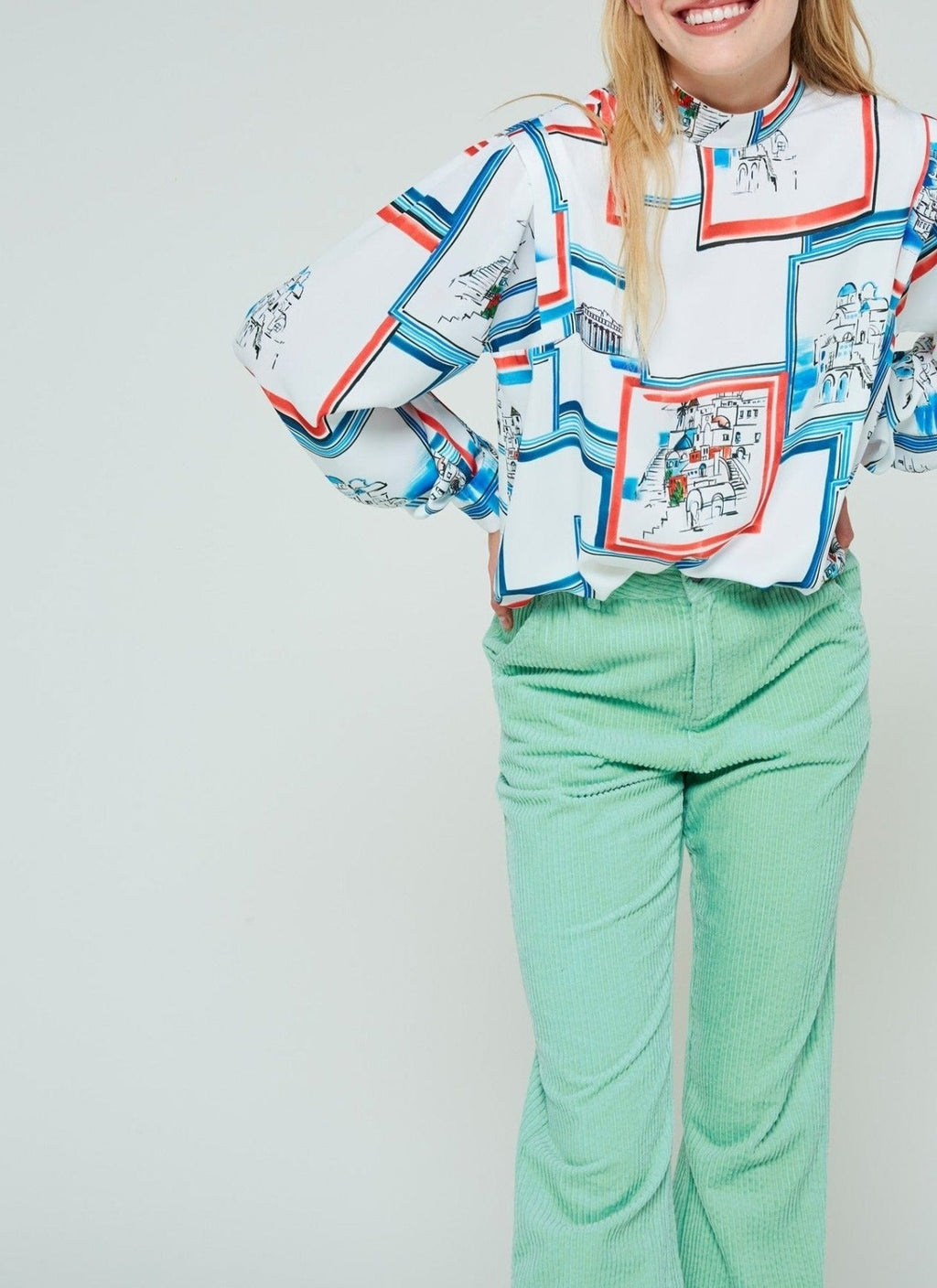 Pantalon Marly Monzo - Celadon