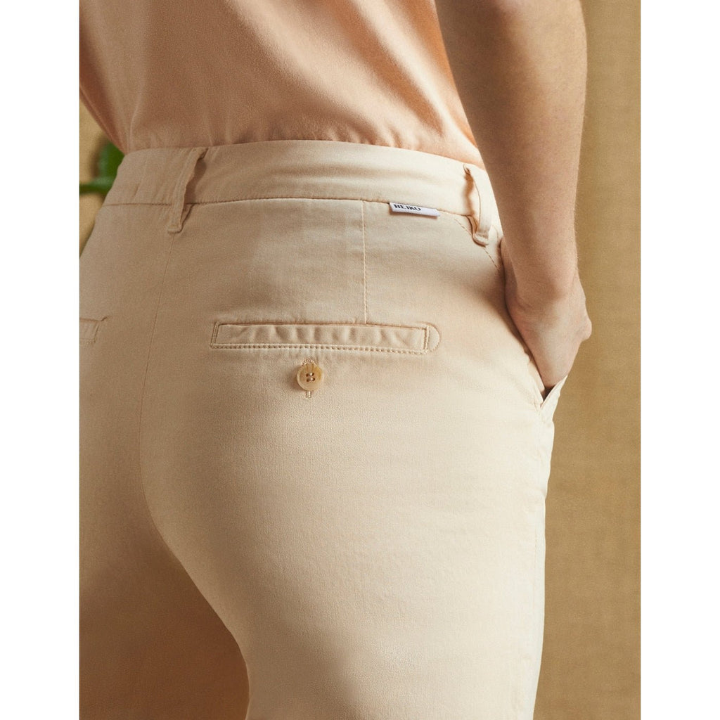 Pantalón chino largo recto Sandy - Avellana - Mujer