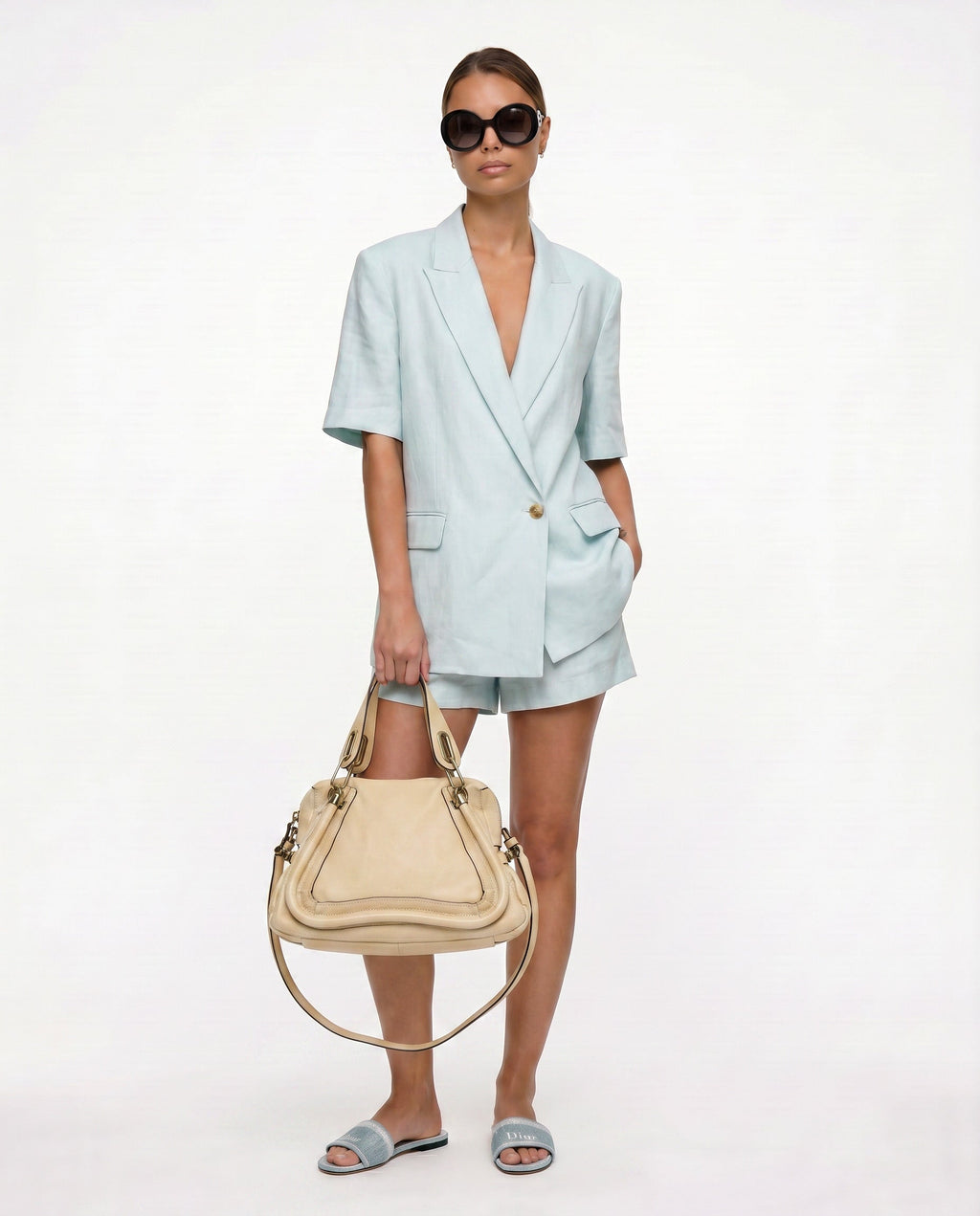 Chloé Paraty Vanille Cuir Grainé