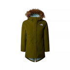 The North Face - Parka con capucha G Arctic - Caqui/Blanco - Niñas