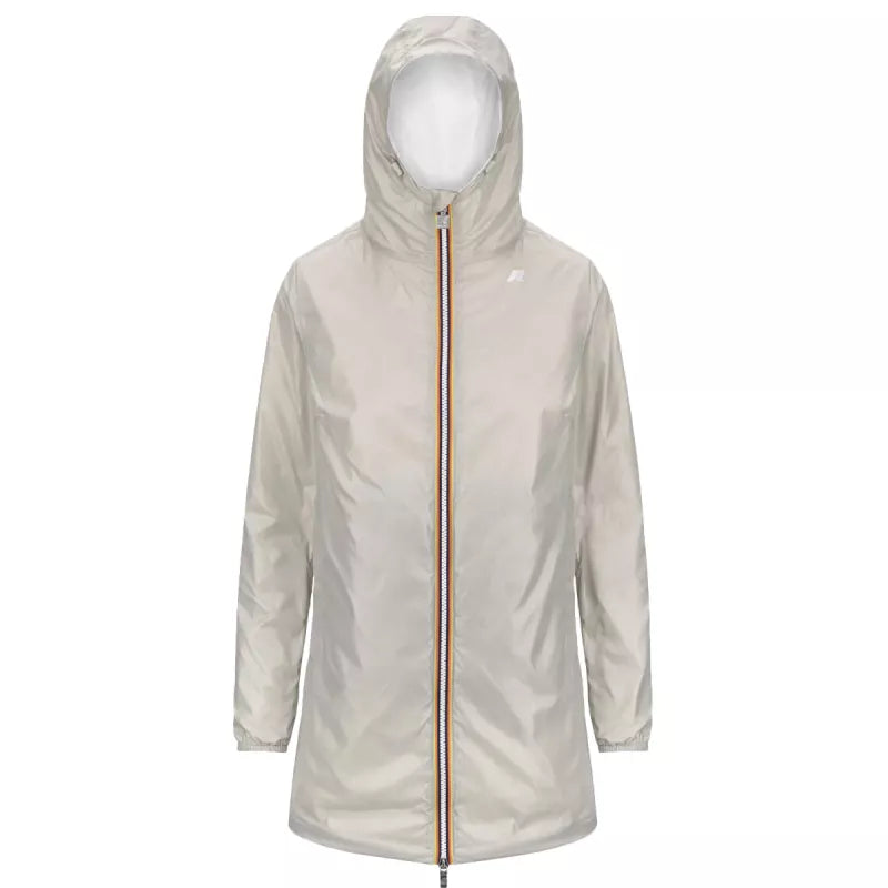 Parka dwustronna K-Way Sophie Plus 2 - Biało-beżowa