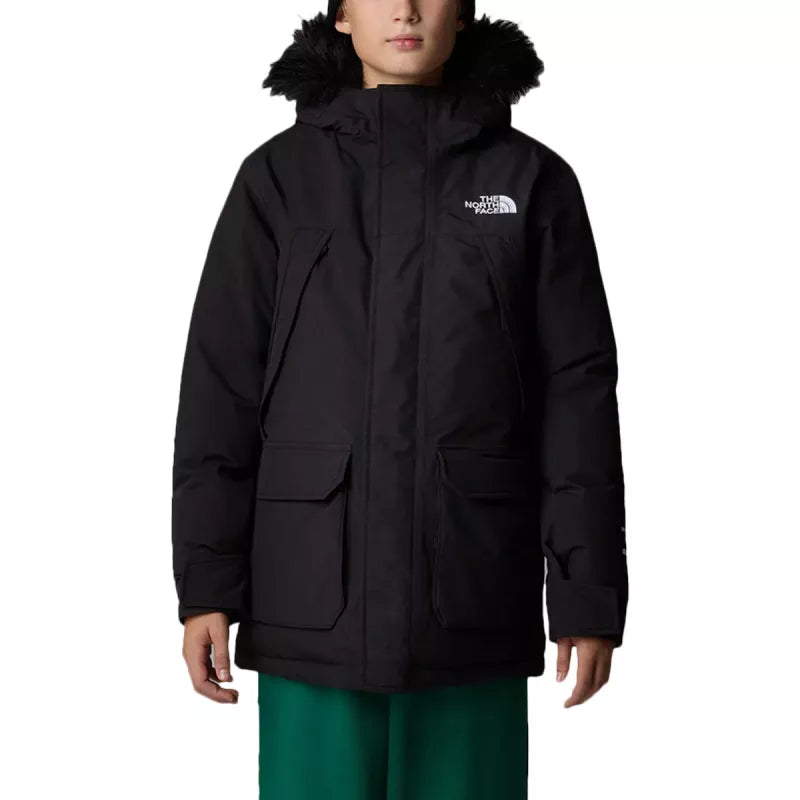 The North Face - Parka Mc Murdo - Noir/Blanc - Garçon
