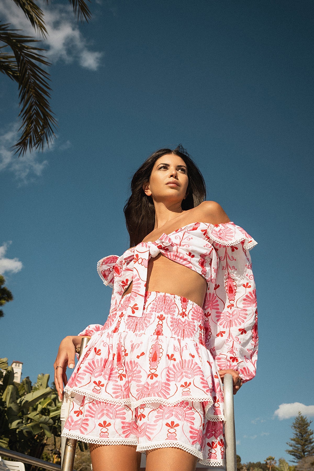 Aleks Top - Pink Embroidery