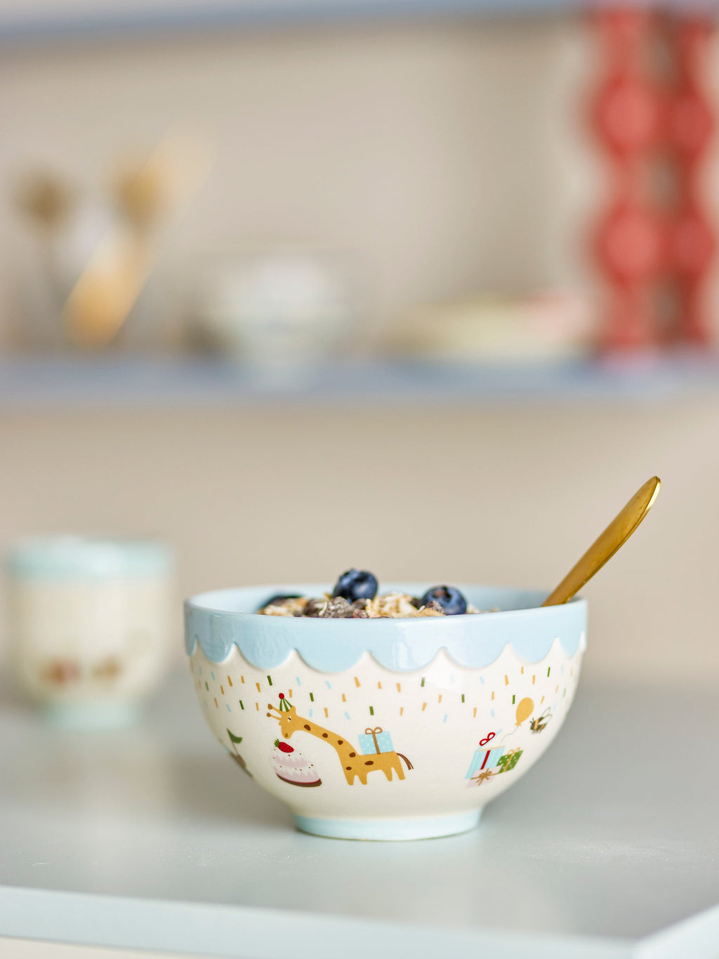 Celebrate - Lot de 6 Bols - Bleu - Grès