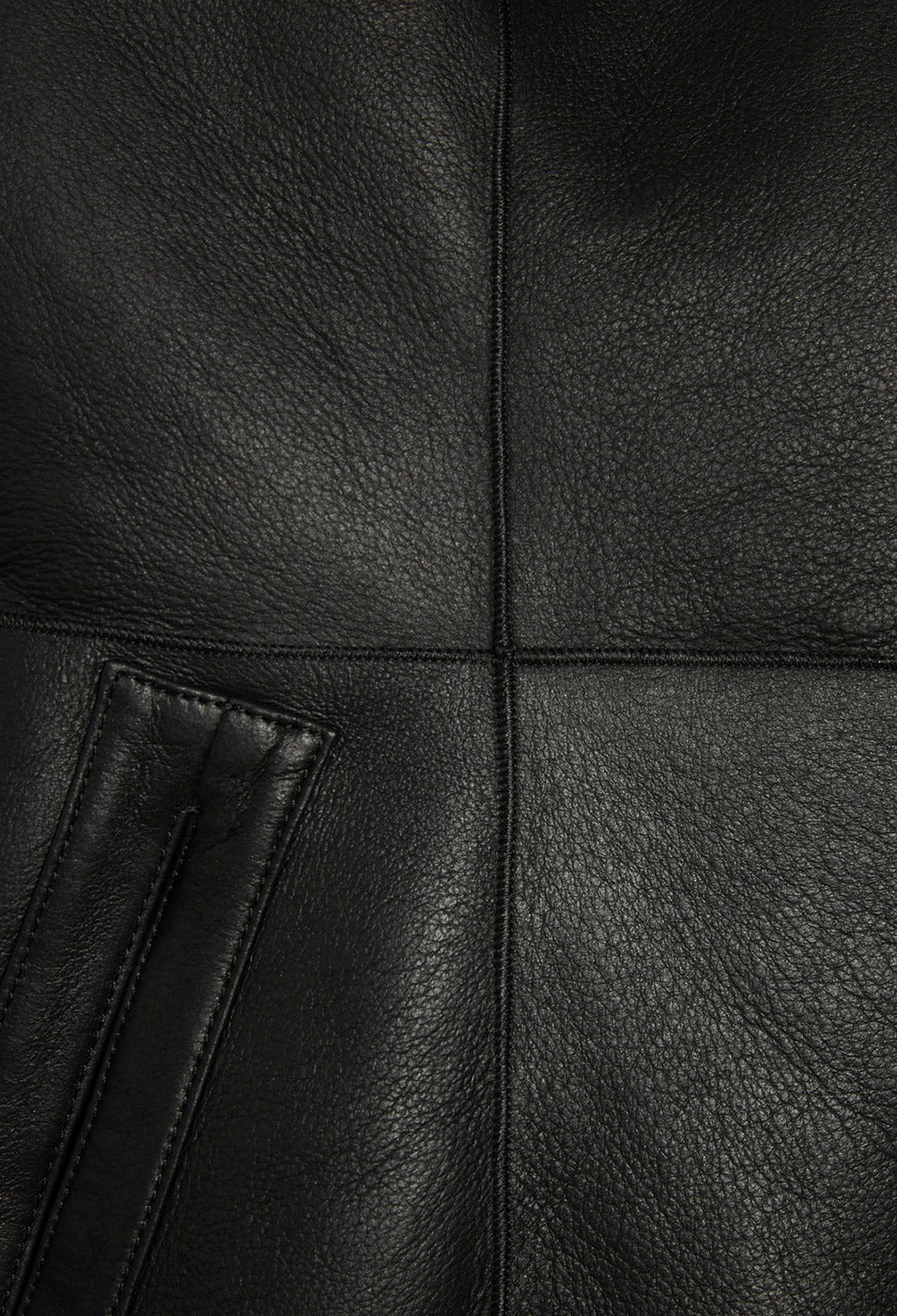 Claudie Pierlot - Piel de oveja - Falga - Negro