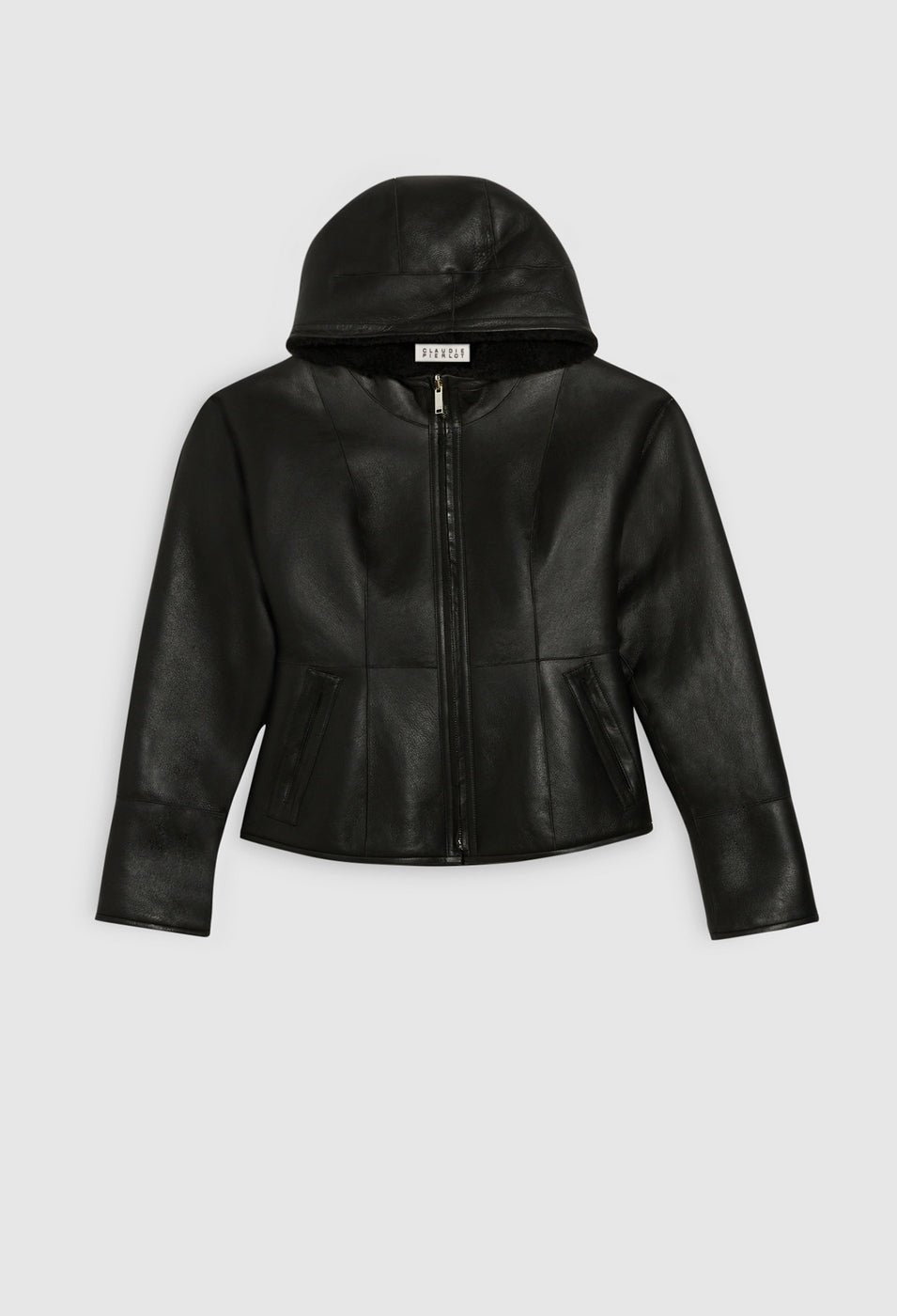 Claudie Pierlot - Piel de oveja - Falga - Negro