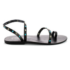 White Sun - Sandalias Perla Mylitta - Negro - Mujer