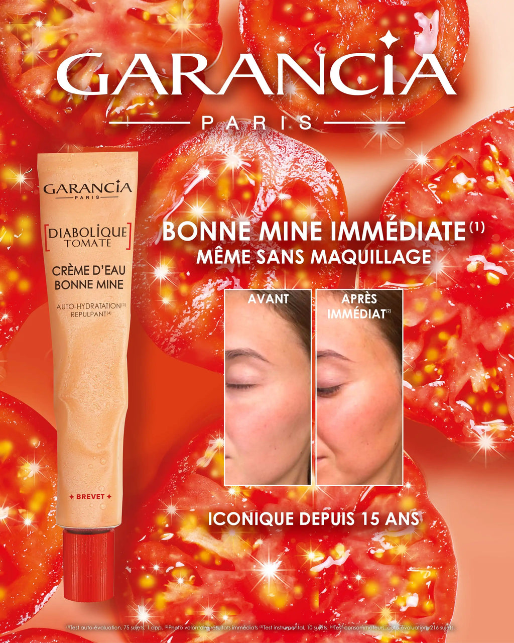presentation of the day cream - diabolical tomato water cream 