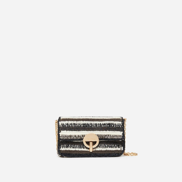 Vanessa Bruno - Small Moon Wool Bag - Black/Grey