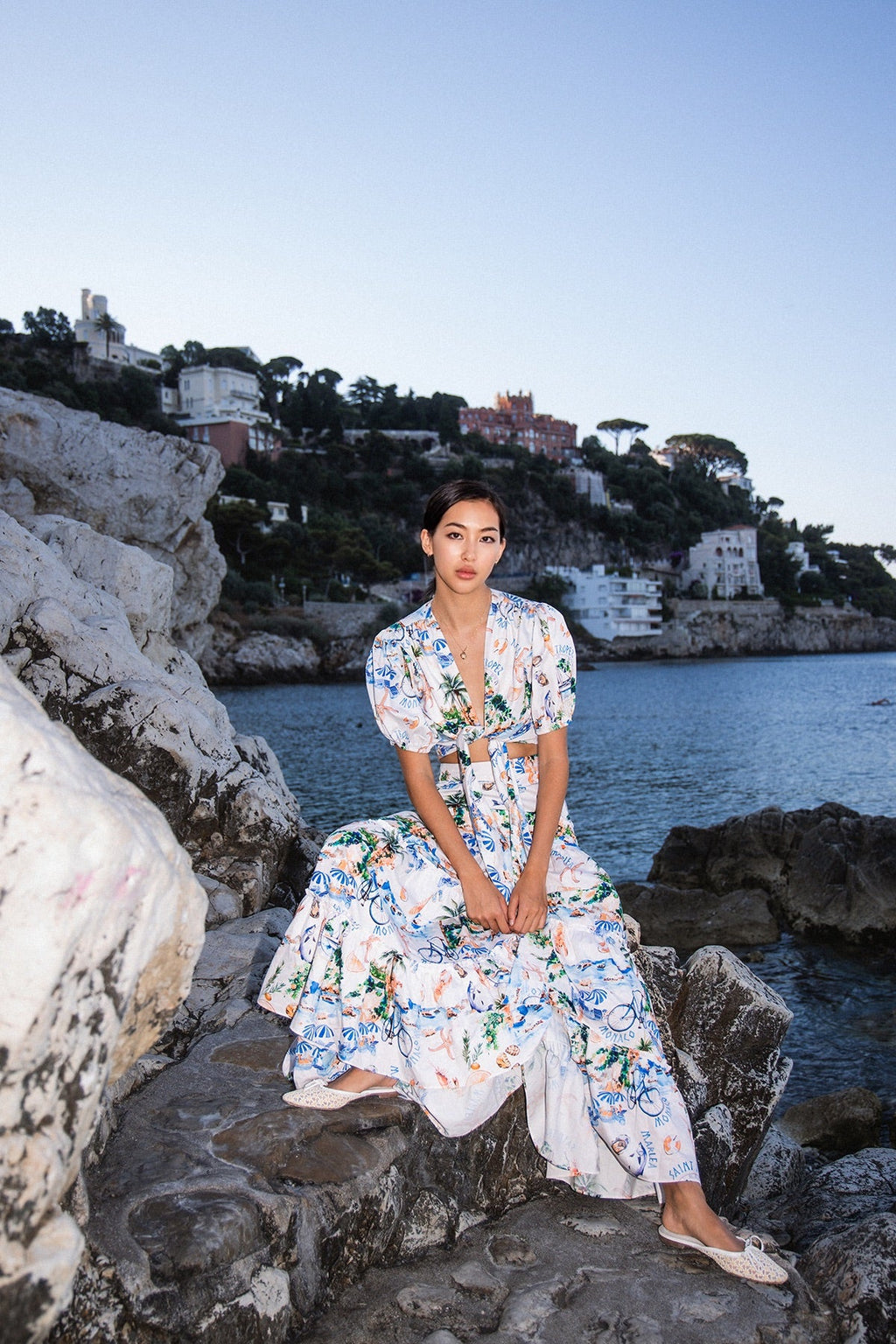 Alissa Skirt - French Riviera