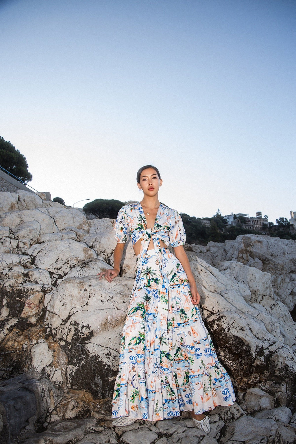 Alissa Skirt - French Riviera