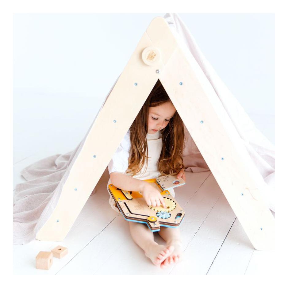 Pikler Triangle + Large Double-Sided Slide