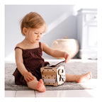 Cube D'Activités Multi-Sens Montessori