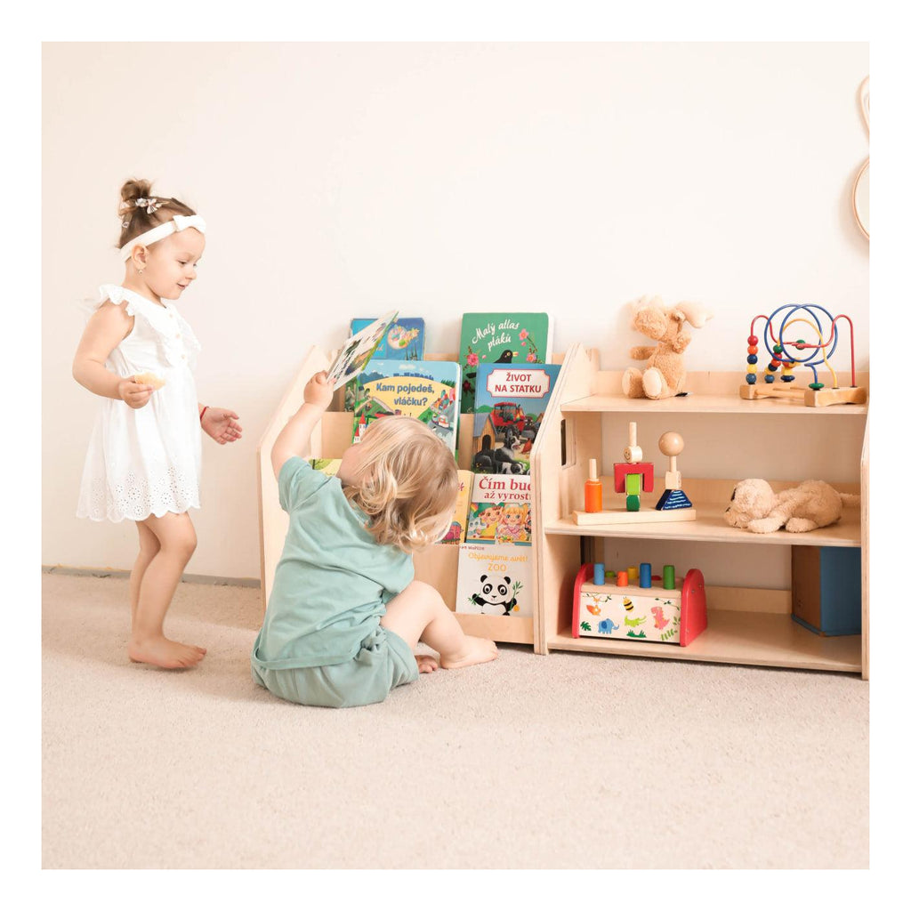 Bibliothèque & Étagère À Jouets Duo – Édition Limitée