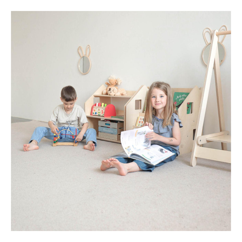 Bibliothèque & Étagère À Jouets Duo – Édition Limitée