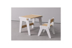 Dúo Mesa y Silla Evolutivas – Blanco