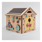 Busy Board Wooden Educational Playhouse – Mini
