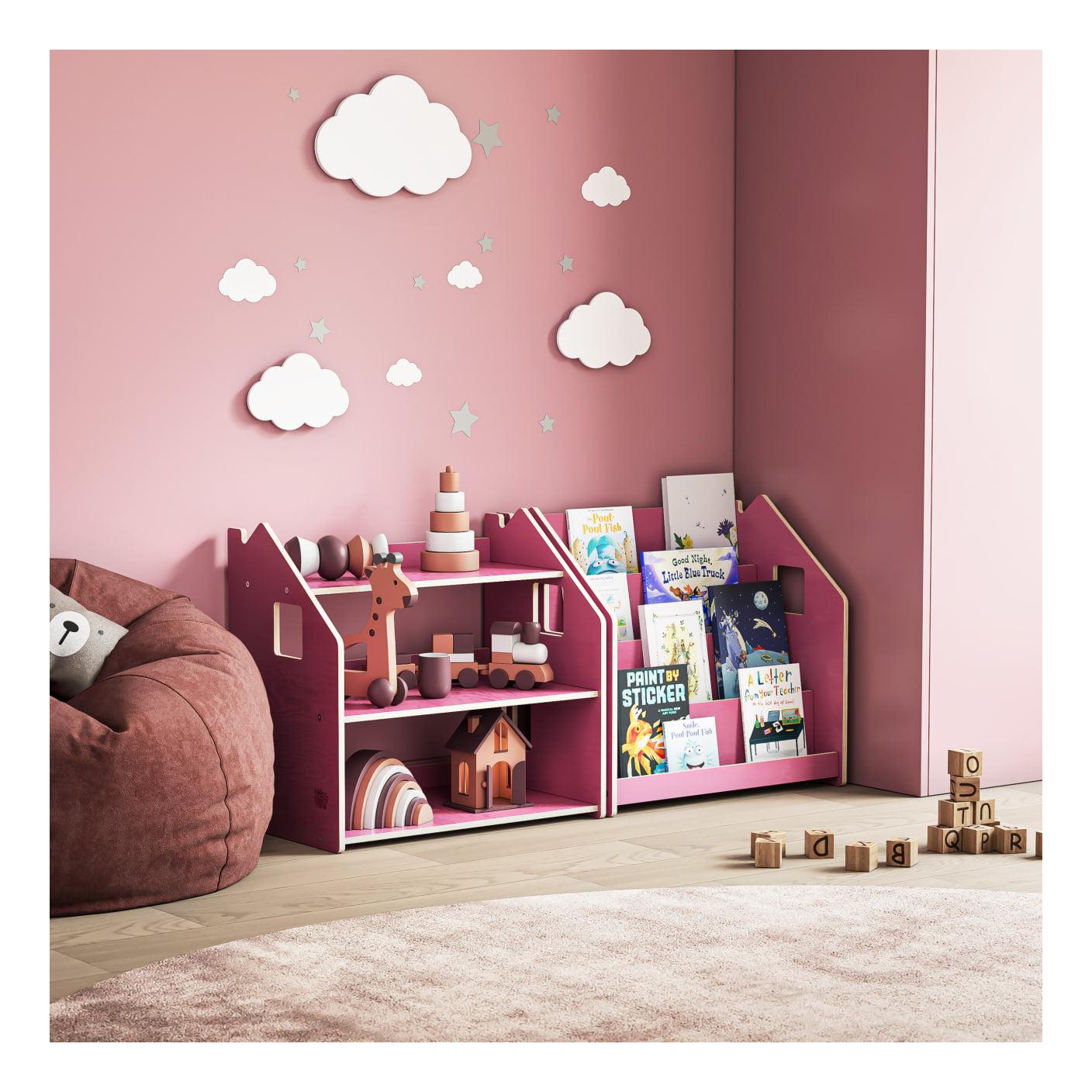 Bibliothèque & Étagère À Jouets Duo – Édition Limitée