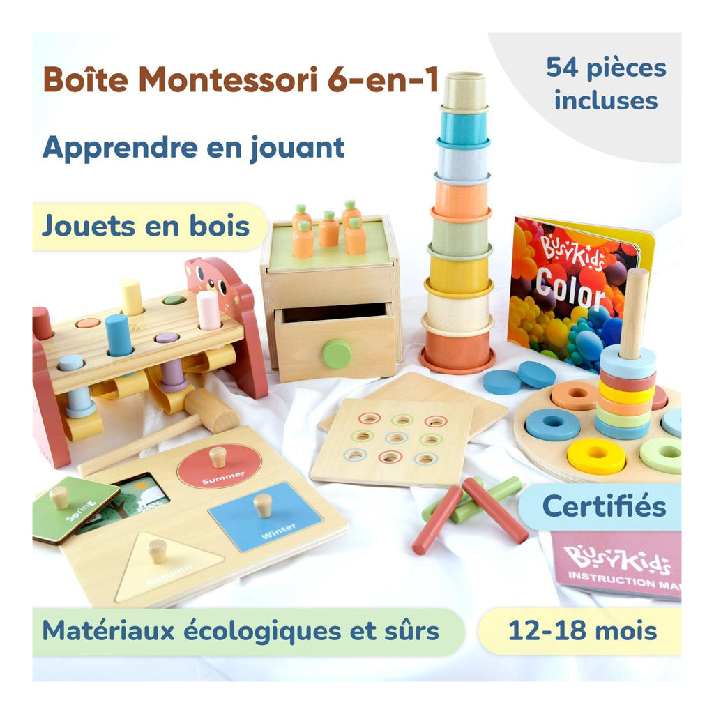 Set Montessori Estimulación – 12 A 18 Meses