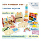 Set Montessori Estimulación – 12 A 18 Meses