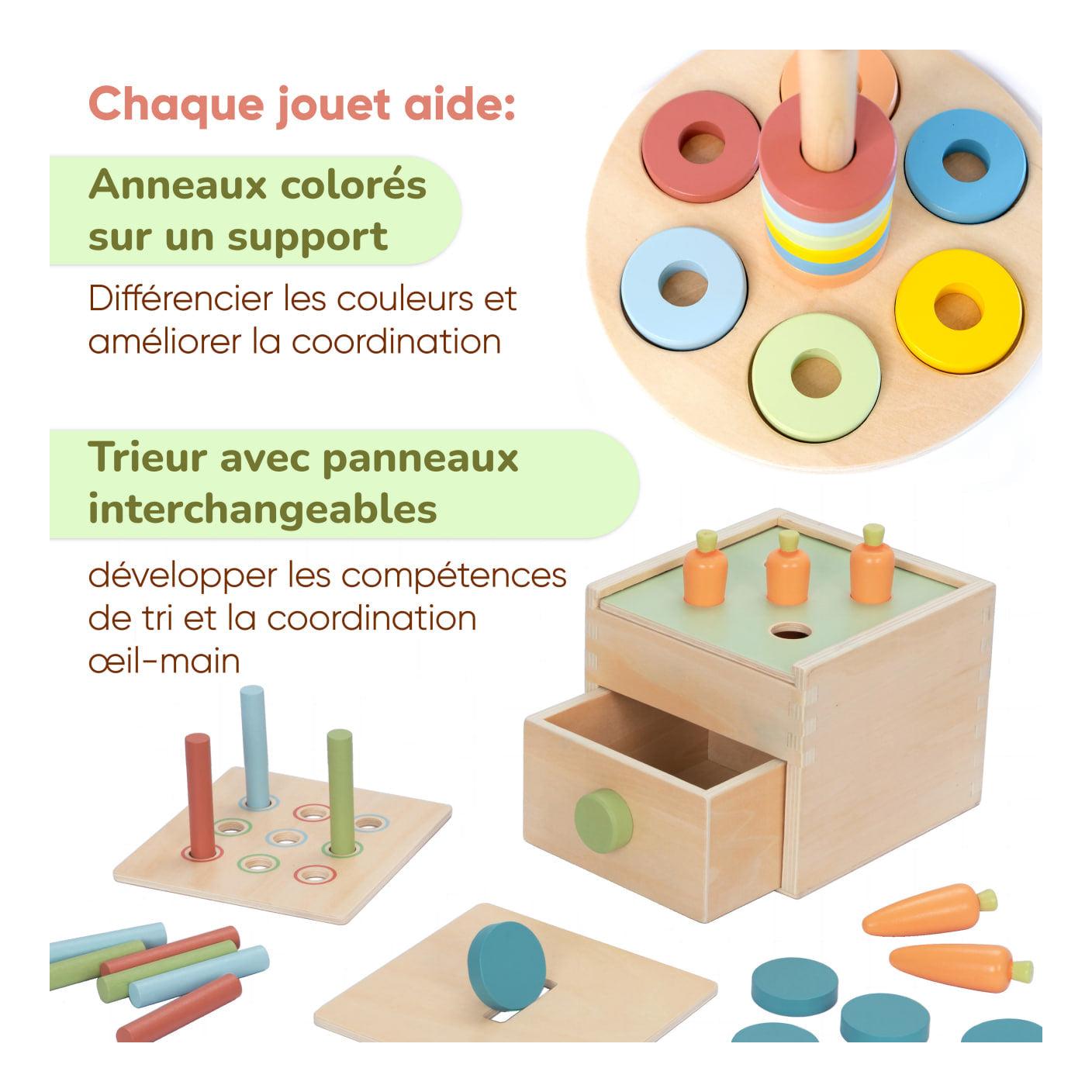Set Montessori Estimulación – 12 A 18 Meses